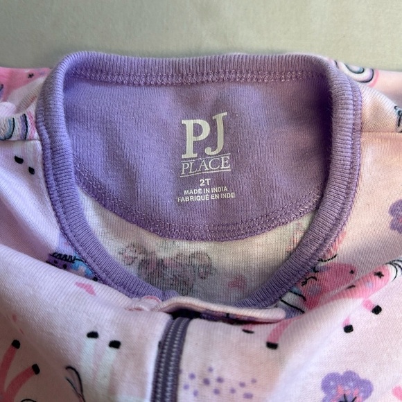 The Children's Place - Pink and Purple Pajamas with Whimsical Unicorn Design - Picture 2 of 5
